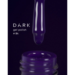 Dark gel polish 84, 6 ml